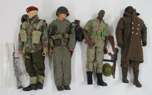 メーカー不明　1/6アクションフィギュア イギリス空挺師団 ほか 軍人　4体セット【ジャンク】mtt040836_画像1