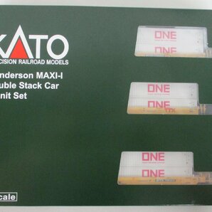 KATO 106-6196 Gunderson MAXI-I Double Stack Car TTX New Logo #759324【A'】oan042716の画像3