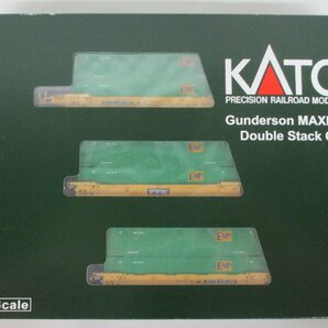 KATO 106-6162 Gunderson MAXI-IV Double Stack Car TTX #732386【A'】oan042711の画像3