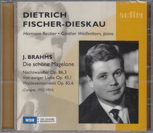 [CD/Audite]ブラームス:美しいマゲローネより14曲他/D.F=ディースカウ(br)&H.ロイター(p) 1952.1123他