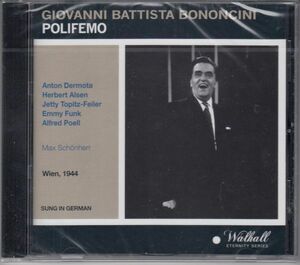 [CD/Walhall]ボノンチーニ:歌劇「プリフェーモ」全曲/H.アルゼン(b)&J.T=フェイラー(s)他&M.シェーンヘル&ラヴァッジ管弦楽団 1944