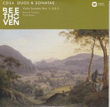 [CD/Warner]ベートーヴェン:ヴァイオリン・ソナタ第5,8&9番/R.カプソン(vn)&F.ブラレイ(p) 2009.9_画像1