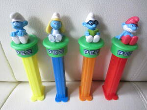 ★ 「ペッツ　PEZ」 『スマーフ／SMURFS』　全４種コンプリート ★