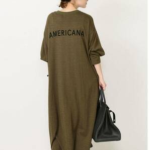 ■完売 アメリカーナ × アパルトモン バックロゴ サイドジップ ワンピース の画像1