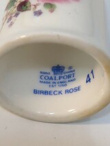 指貫　コールポート　陶磁器　COALPORT　BIRBECK ROSE_画像4