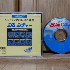 【箱説有・動作品】SIM CITY シムシティ 富士通FM TOWNSのゲームソフト FUJITSUの画像8