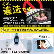 GW超得600円「吸盤＋2個」 新型 ステップワゴン RP6/8型 カーテン プライバシー サンシェード 車中泊 グッズ フロント_画像2