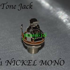 Pure Tone Jack PTT1 ニッケル NICKEL モノラル mono ジャック ギタークラフト guitar bass ギター ベース スイッチの画像3