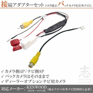 トヨタ イクリプス ダイハツ 純正バックカメラ MDV-S707L 12V から 6V 接続コード RCA 社外ナビ アダプター付き