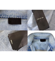 フィアオブゴッド FEAR OF GOD ■ SEVENTH COLLECTION 【 3YEAR DENIM JACKET 】 ヴィンテージ 加工 ダメージ デニム ジャケット 32623_画像4