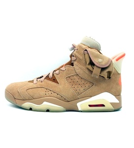 ナイキ NIKE × トラヴィス スコット TRAVIS SCOTT ■ 【 AIR JORDAN 6 British Khaki 】 エア ジョーダン 6 スニーカー f21654