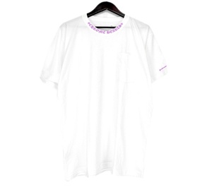 クロムハーツ CHROME HEARTS ■ 【 NECK LOGO T-SHIRT 】 ネック アーム ロゴ 半袖 Tシャツ n5399