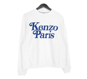 ケンゾー KENZO × ヴェルディ VERDY ■ 【 FE55SW1464MG 】 クラシック ロゴ デザイン スウェット クルーネック トレーナー 32877