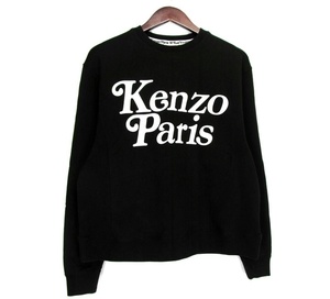 ケンゾー KENZO × ヴェルディ VERDY ■ 【 FE55SW1464MG 】 クラシック ロゴ デザイン スウェット クルーネック トレーナー 32889