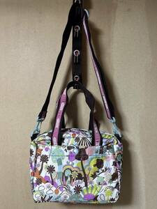 ★【A.I.R】LeSportsac × JEREMY VILLE / レスポートサック ジェレミー・ヴィルとのコラボ ダッフルバッグ 2way★不思議な生き物たちの森