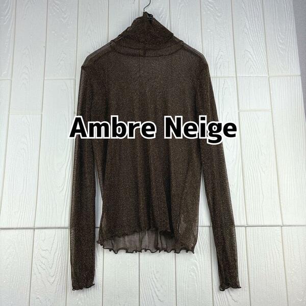 Ambre Neige フリーサイズ　透け感あり