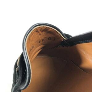 【フェラガモ】本物 Ferragamo 靴 27cm 黒 ガンチーニ ビットローファー スリッポン ビジネスシューズ スエード 男性用 メンズ 伊製 9 EEの画像10