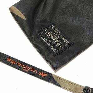 【ポーター】本物 PORTER 折り畳み傘 前原光榮商店 カモフラ柄 迷彩模様 トンボ洋傘 全長69cm 雨傘 アンブレラ 雨具 メンズ レディースの画像10