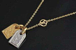  Vuitton колье nano грамм подвеска колье Gold серебряный M63141