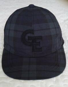 美品 GOODENOUGH GE CHECK B.B.CAP グッドイナフ チェック柄 ベースボール キャップ