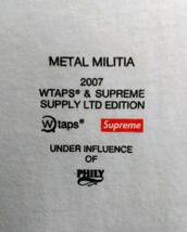 年代物 中古 XL Supreme wtaps Logo Tee シュプリーム ダブルタップス Tシャツ_画像6