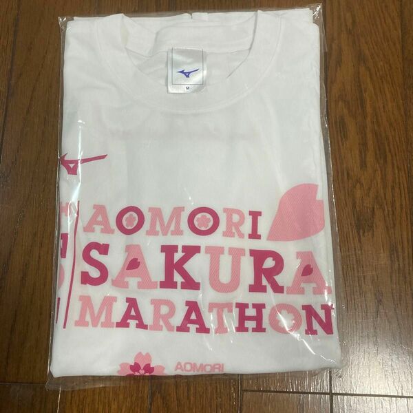 【新品未開封】あおもり桜マラソン2024参加Tシャツ Mサイズ