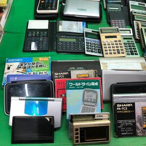 1円スタート CASIO SHARP Canon 他…電卓 電子辞書 他… まとめ売り 全60点 大量 セット 100S 4.18の画像9