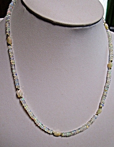 [*M*] opal design necklace ③