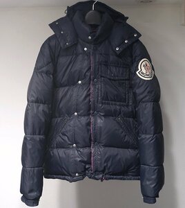 希少 05AW JUNYA WATANABE MAN × MONCLER ジュンヤワタナベマン モンクレール デカワッペン ダウンジャケット YP-J086 ネイビー メンズ M