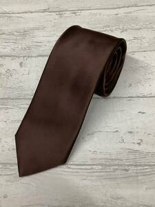 新品未使用　大サービス　高級無地　日本製ソリッドネクタイ　綺麗な茶色　極上のブラウン　 シルク100%お買い得