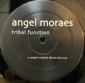 ダビー・トライバル・ハウス傑作 / Angel Moraes - Tribal Function /Dotdotdot Records /