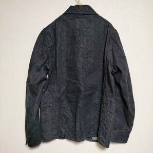 4-0401M∞Nigel Cabourn WORKER JACKET チェンジボタン サイズ48 8070080005 デニムジャケット ネイビー ナイジェルケーボン F95507の画像2