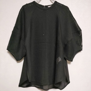 CLANE MESH FORM SLEEVE BLOUSE メッシュ ブラウス シャツ 23SS ブラック クラネ 4-0319S 225226