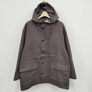 Graphpaper 新品 Hard Twill Hooded Blouson GM203-30004B サイズ1 ジャケット ブルゾン グレー系 グラフペーパー 4-0320T# F95773