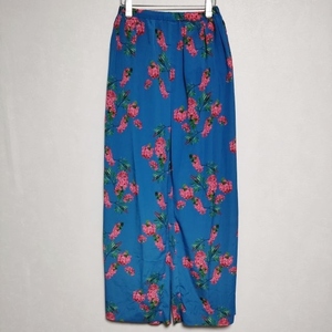 Graphpaper 新品 Flower printed pants　GL191-40081 定価35200円 パンツ ブルー レッド グラフペーパー 4-0324M F95790