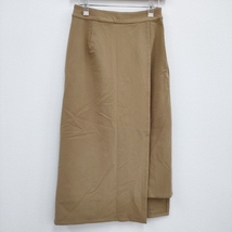 Graphpaper 新品 Meryl Nylon Wrap Skirt GL201-40107B 定価24200円 ラップ ロングスカート ベージュ グラフペーパー 4-0325M F95651_画像1