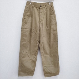 Graphpaper 新品 Military Cloth 2 Tucks Pants GU193-40063B 定価26400円 サイズ0 パンツ ベージュ グラフペーパー 4-0325M F95647