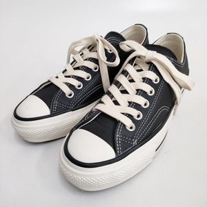 CONVERSE ADDICT オールスター チャックテイラー CHUCK TAYLOR LEATHER OX スニーカー ブラック コンバースアディクト 4-0330G F96007