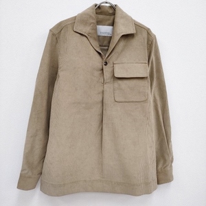 S.E.H KELLY 新品 POPOVER 定価63800円 オープンカラーコーデュロイシャツ 長袖 22AW ベージュ エスイーエイチケリー 4-0402T F96086