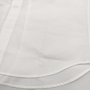 EEL E-20403A OVER SHIRTS オーバーシャツ サイズS 定価17000円 フライフロント 長袖シャツ ホワイト イール 4-0406M 236153の画像5