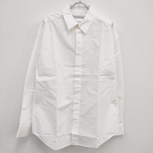 EEL E-20403A OVER SHIRTS オーバーシャツ サイズS 定価17000円 フライフロント 長袖シャツ ホワイト イール 4-0406M 236153の画像1