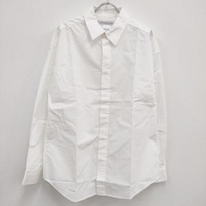 EEL E-20403A OVER SHIRTS オーバーシャツ サイズS 定価17000円 フライフロント 長袖シャツ ホワイト イール 4-0406M 236153