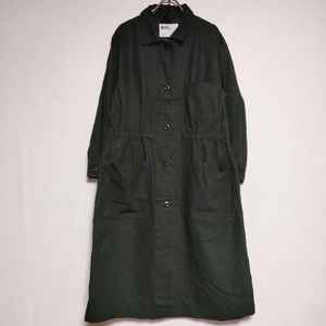 MHL. 595-2158502 UNIFORM COTTON LINEN TWILL ドレス ワンピース 2021 ブラック エムエイチエル 4-0407M 233798