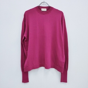 MEYAME 23SS COTTON KNIT LONG SLEEVE TEE 定価17600円 サイズFREE ニット パープル メヤメ 4-0408M 230324