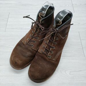 Nigel Cabourn/RED WING マンソンブーツ 4618 HARRIS TWEED 28cm ブーツ ブラウン ナイジェルケーボン/レッドウィング 4-0413T F92887