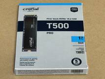 Crucial T500 新品 1TB 2280 SSD M.2 PCIe Gen4x4 NVMe 5年保証 送料無料 東京発送_画像1