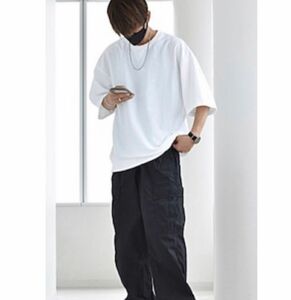 XXL＊GU＊スウェットオーバーサイズTシャツ