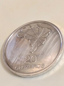 ブラジル 1972 20クルゼイロ銀貨 150th Anniversary of Independence