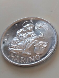 サンマリノ 1975 500リラ銀貨 Stonecutter