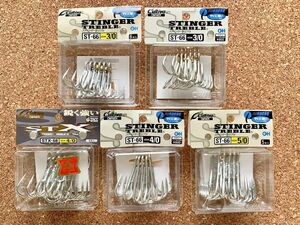 C'ultiva STINGER TREBLE ST-66 3/0 STＸ-68 4/0 ST-66 4/0 ST-66 5/0